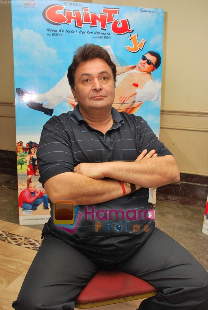 Rishi Kapoor promotes Chintuji film in Time N Again on 26th Aug 2009 
