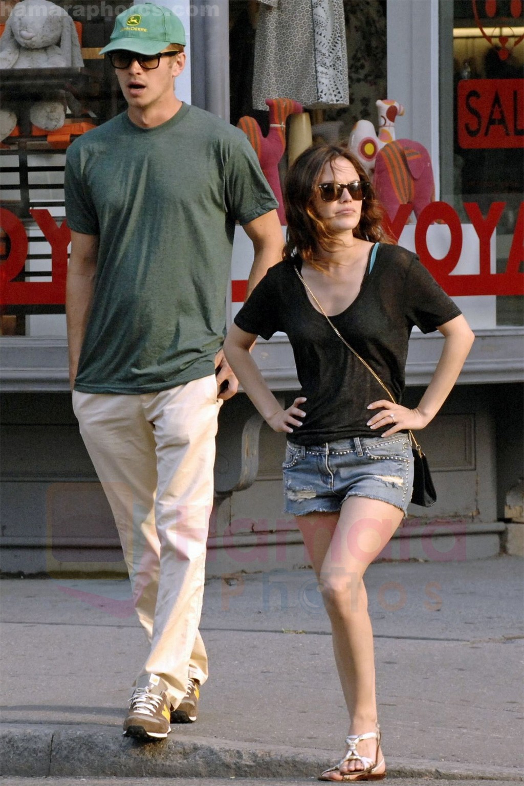 Rachel Bilson in NY in shorts on August 28, 2009