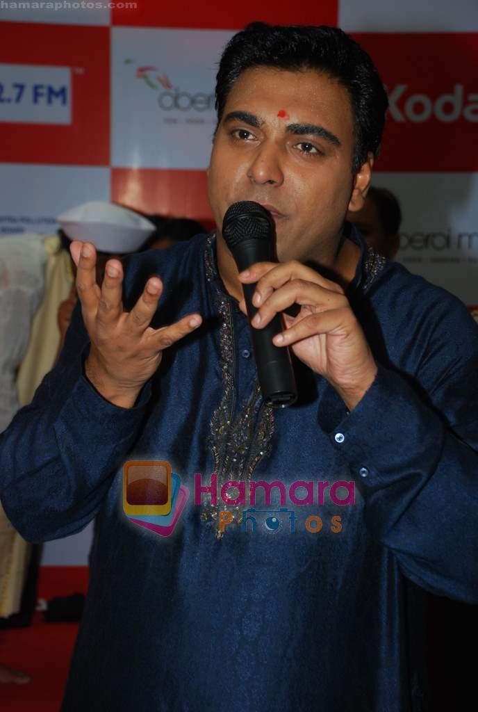 Ram Kapoor at Basera team celebrate Ganesh festival in Oberoi Mall on 28th Aug 2009 
