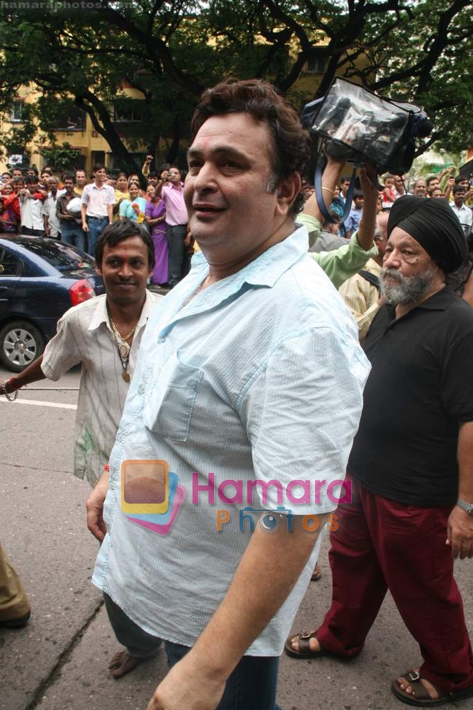 Rishi Kapoor at RK Ganpati Celebrations in RK Studios on 3rd Sep 2009 
