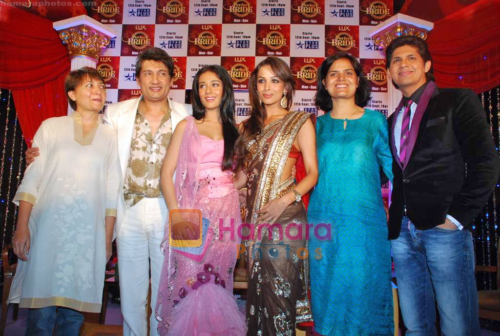 Amrita Rao, Malaika Arora Khan, Shekhar Suman, Vishal Malhotra at the launch of Perfect Bride in Grand Hyatt on 7th Sep 2009 