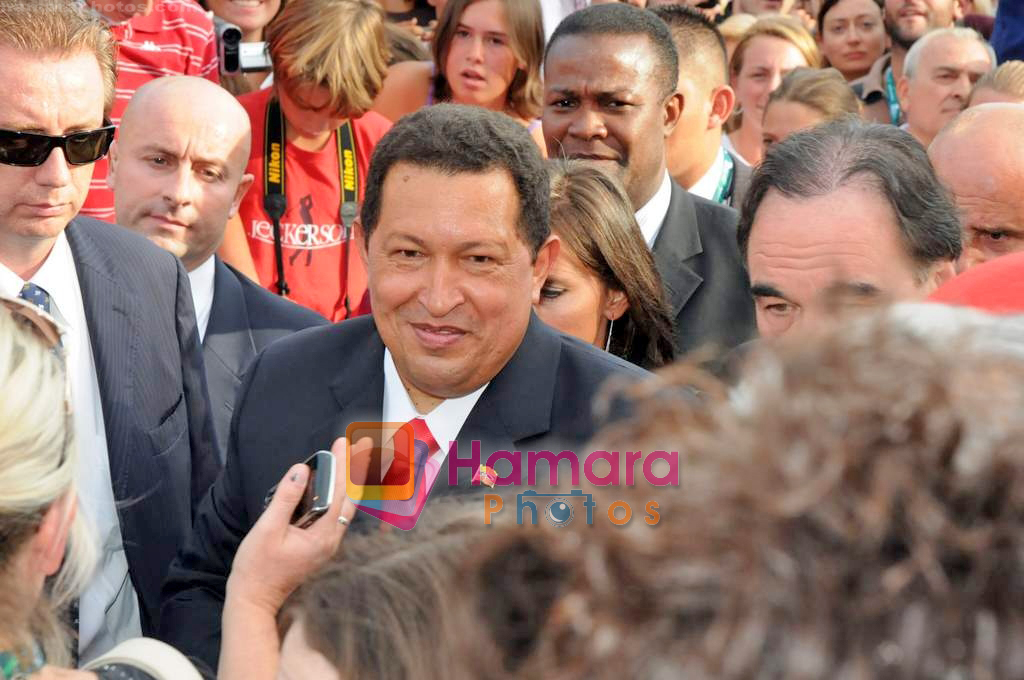 Hugo'Chavez at Venice Film Festival on 1st Sep 2009