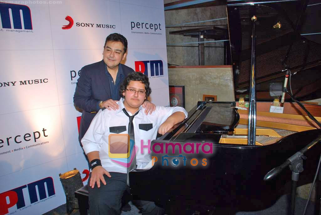 Adnan Sami, Azaan Sami launched by Percept in Hard Rock Cafe on 8th Sep 2009 