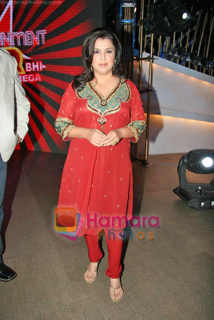 Farah Khan at Entertainment Ke Liye Aur Bhi Kuch Karega on sets in Yashraj Studios on 13th Sep 2009 