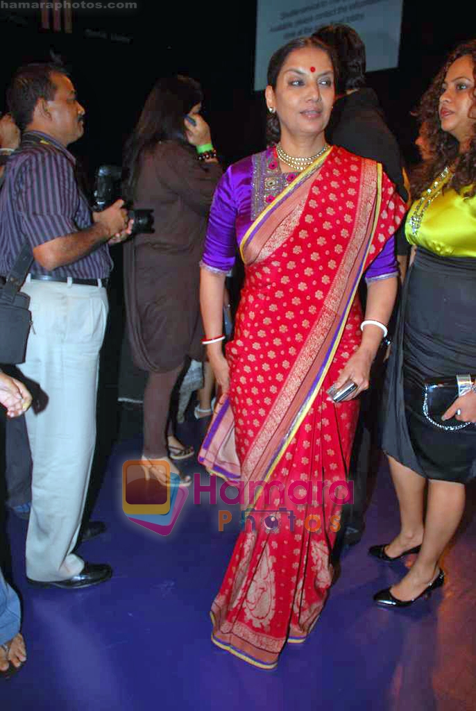 Shabana Azmi at the Lakme Fashion Week 09 Day 2 on 19th Sep 2009 