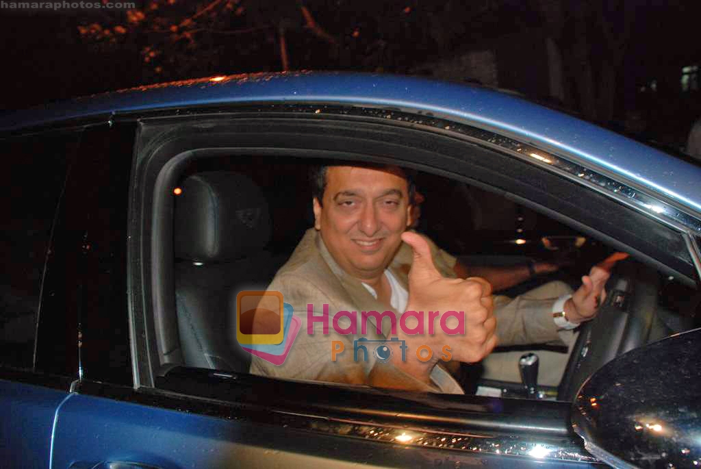 sajid nadiadwala at Salman Khan's Eid party in Salman's residence, Mumbai on 21st Sep 2009