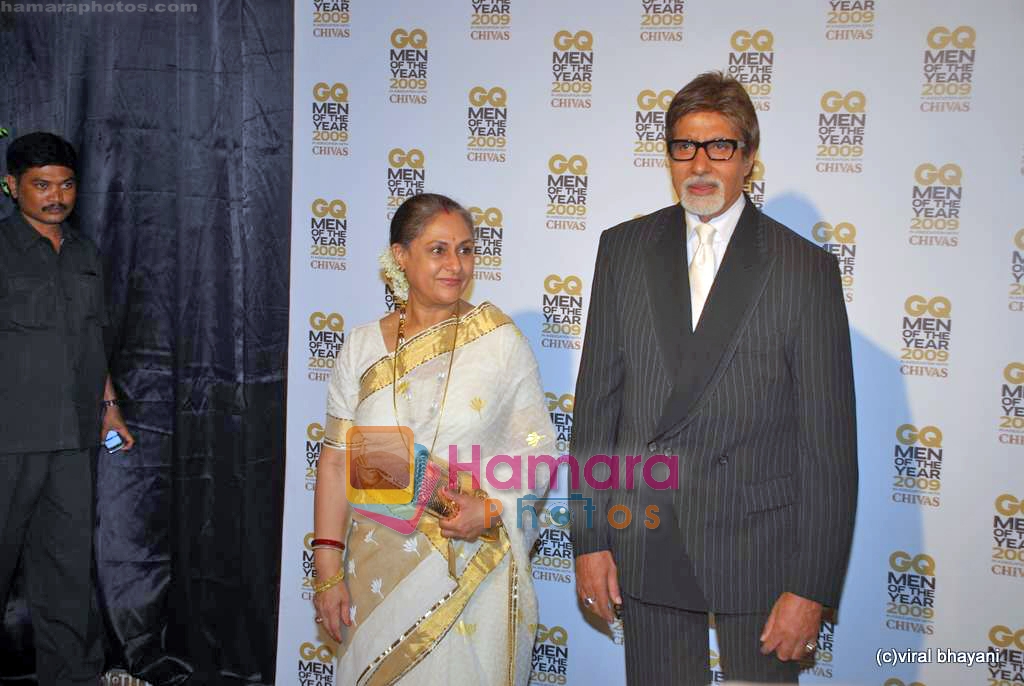 Amitabh and Jaya Bachchan at GQ Man of the Year Awards in Mumbai on 27th Sep 2009 