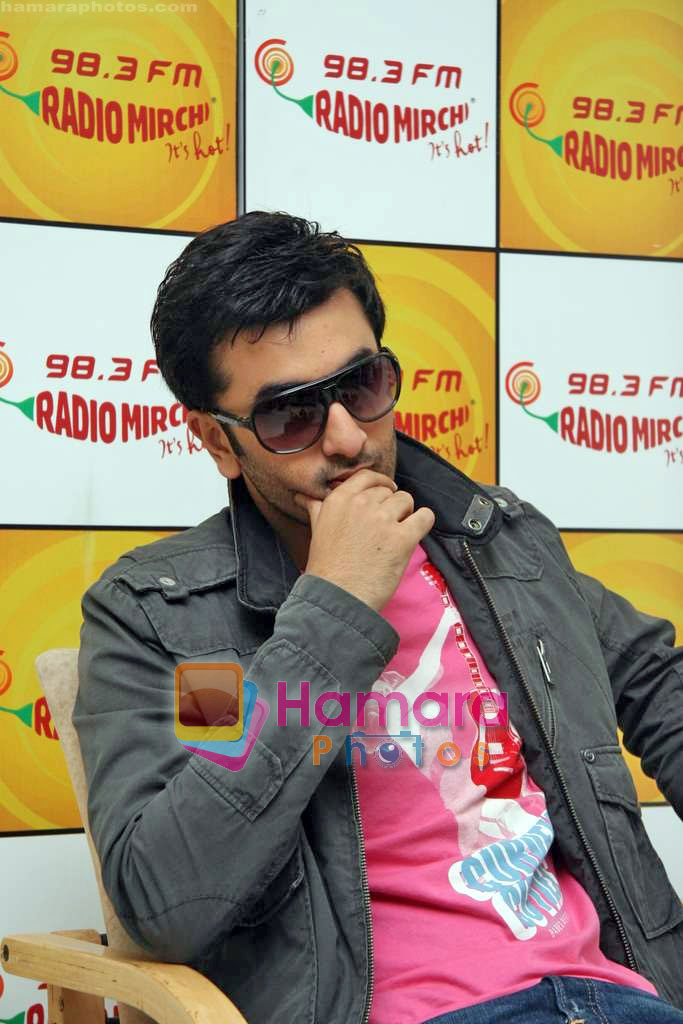 Ranbir Kapoor at Radio Mirchi studios in Lower Parel on 1st Oct 2009 
