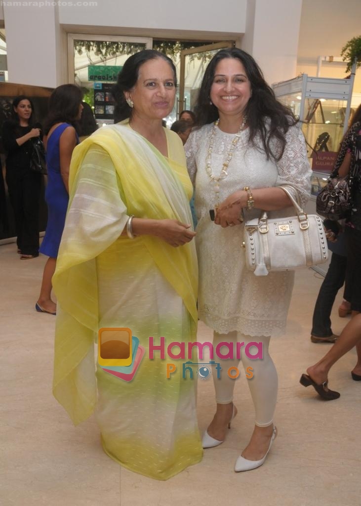 Bindu Rana Kapoor with Muneera chudasama at Araaish exhibition in Blue Sea on 6th Oct 2009