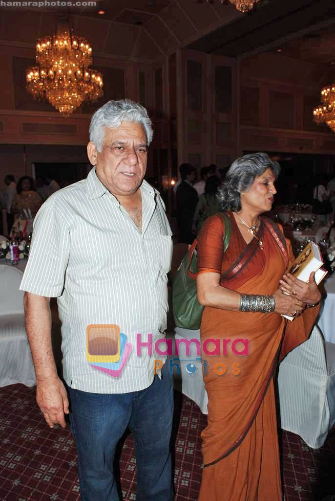 Om Puri, Dolly Thakore at Jaswant Singh's book Jinnah launch in Trident on 6th Oct 2009 