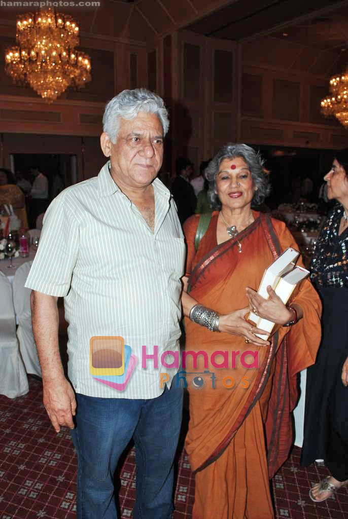 Om Puri, Dolly Thakore at Jaswant Singh's book Jinnah launch in Trident on 6th Oct 2009 
