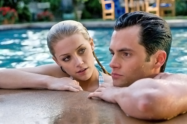 Penn Badgley, Amber Heard in still from the movie THE STEPFATHER 