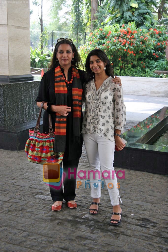 Shabana Azmi judge Best Designer contest in The Leela, Mumbai on 20th Oct 2009 
