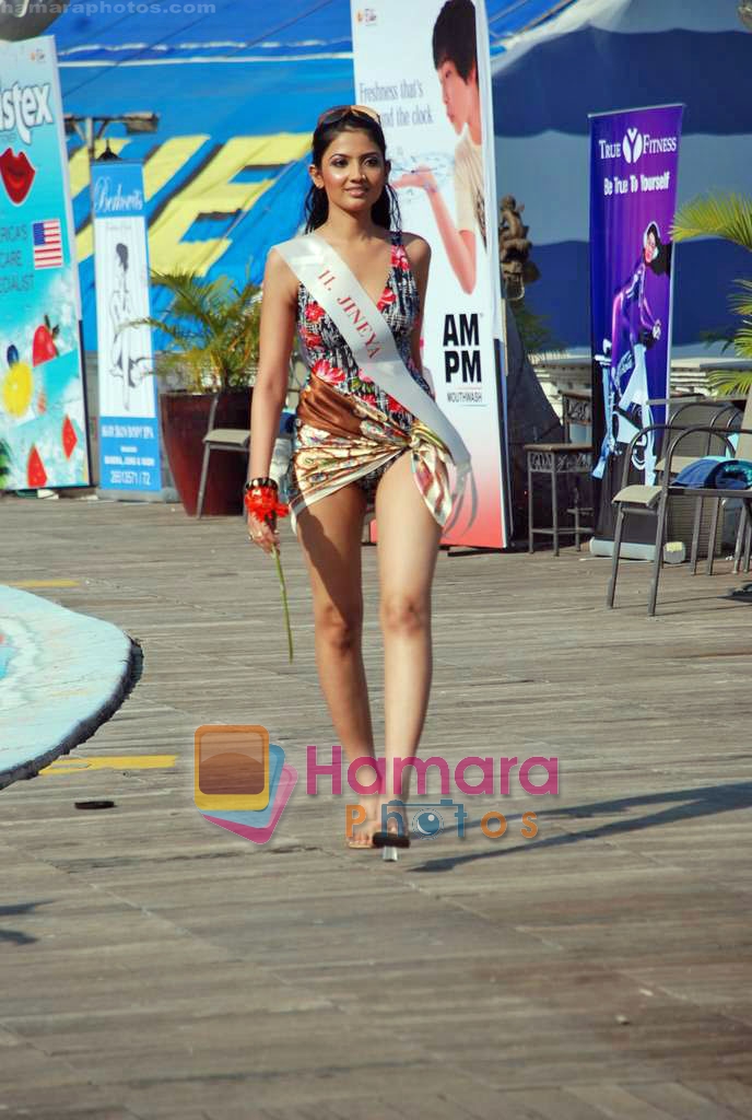 Contestants at Fair One Miss Mumbai swimsuit round in Royal Palm, Mumbai on 27th Oct 2009 