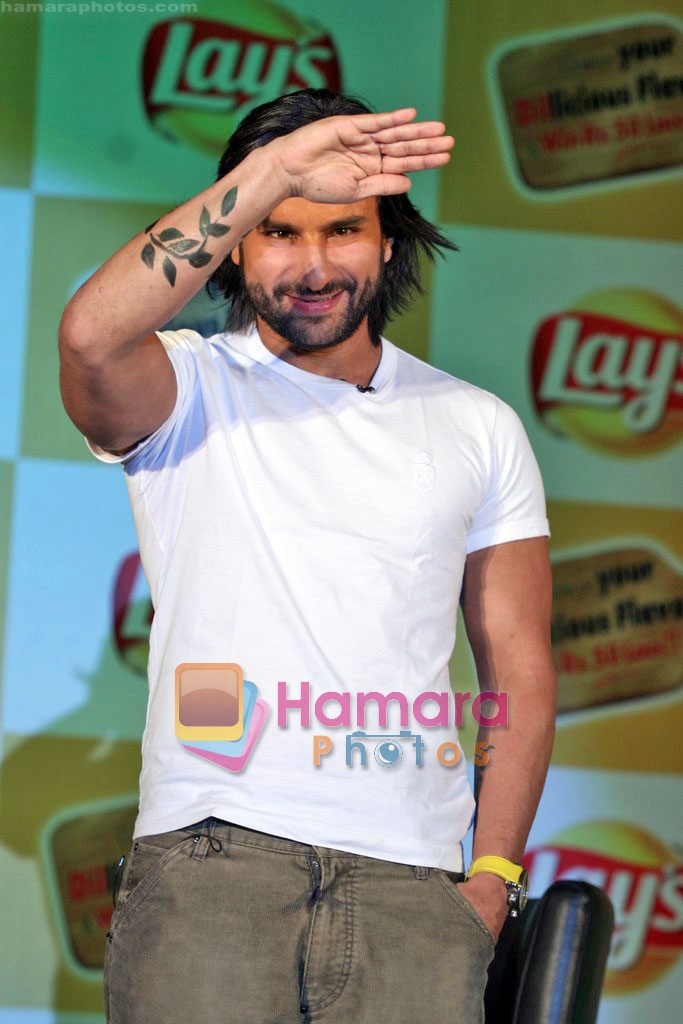 Saif Ali Khan Unveils Lays Chips new Campaign in Grand Hyatt, Mumbai on 28th Oct 2009 