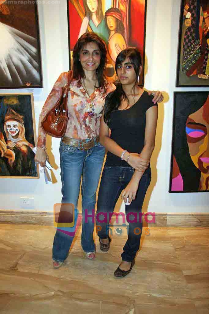 Queenie Dhody at Out of the Box Art Exhibition in Mumbai on 6th Nov 2009 