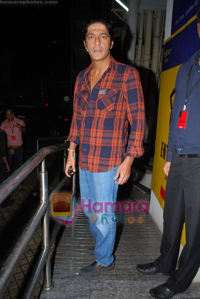 Chunky Pandey at the special screening of film Aao Wish Karein in PVR Juhu on 11th Nov 2009 
