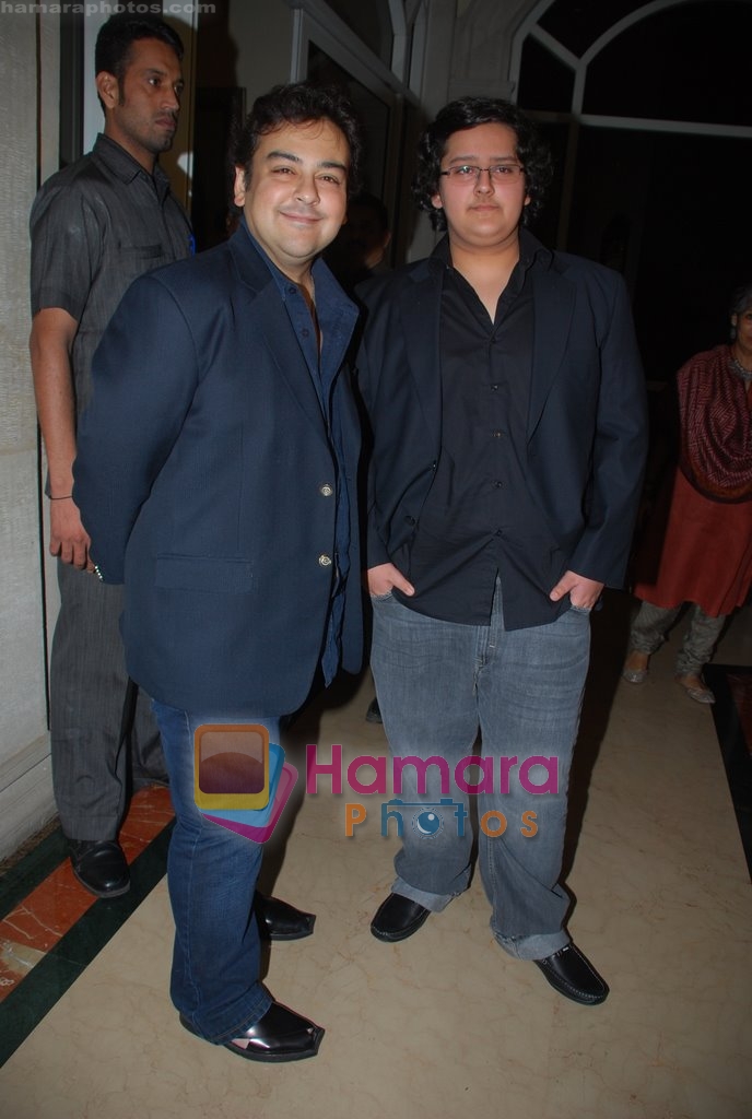 Adnan Sami at the launch of Om Puri's biography titled Unlikely Hero in ITC Grand Central, Mumbai on 23rd Nov 2009 