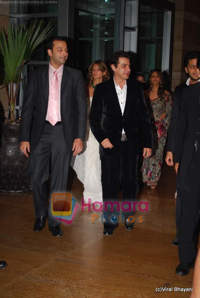 Sanjay Khan at Shilpa Shetty and Raj Kundra's wedding reception in Mumbai on 24th Nov 2009 