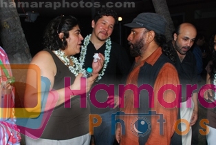gurinder chadda & ketan mehta at IMA-Indian Music awards by Hub Entertainment Sameer Dixit ,Pranayy J.Anthwal in Goa, Hawai Beach on 27th Nov 2009