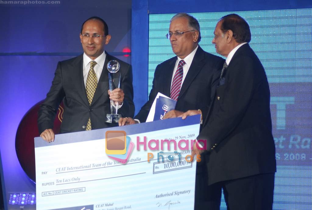at the Felicitation function for Stalwarts of International Cricket by CEAT Cricket Rating in Mumbai on 29th Nov 2009 