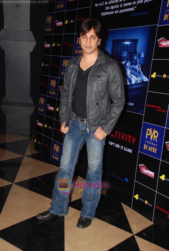 Rajiv Paul at Paranormal Activity film premiere in PVR on 5th Jan 2010 