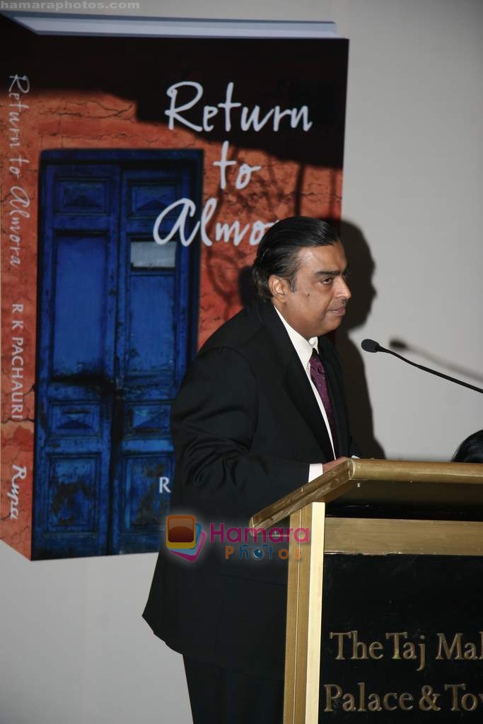 Mukesh Ambani at Pachauri's book Return to Almora launch in Taj on 8th Jan 2010 