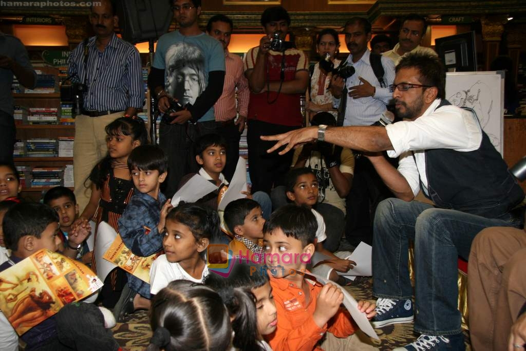 Javed Jaffrey at Karadi tales story telling session in Landmark on 9th Jan 2010 