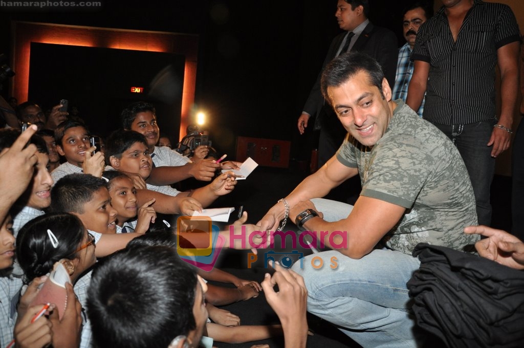 Salman Khan at St Catherine's Home in Andheri on 22nd Jan 2010 