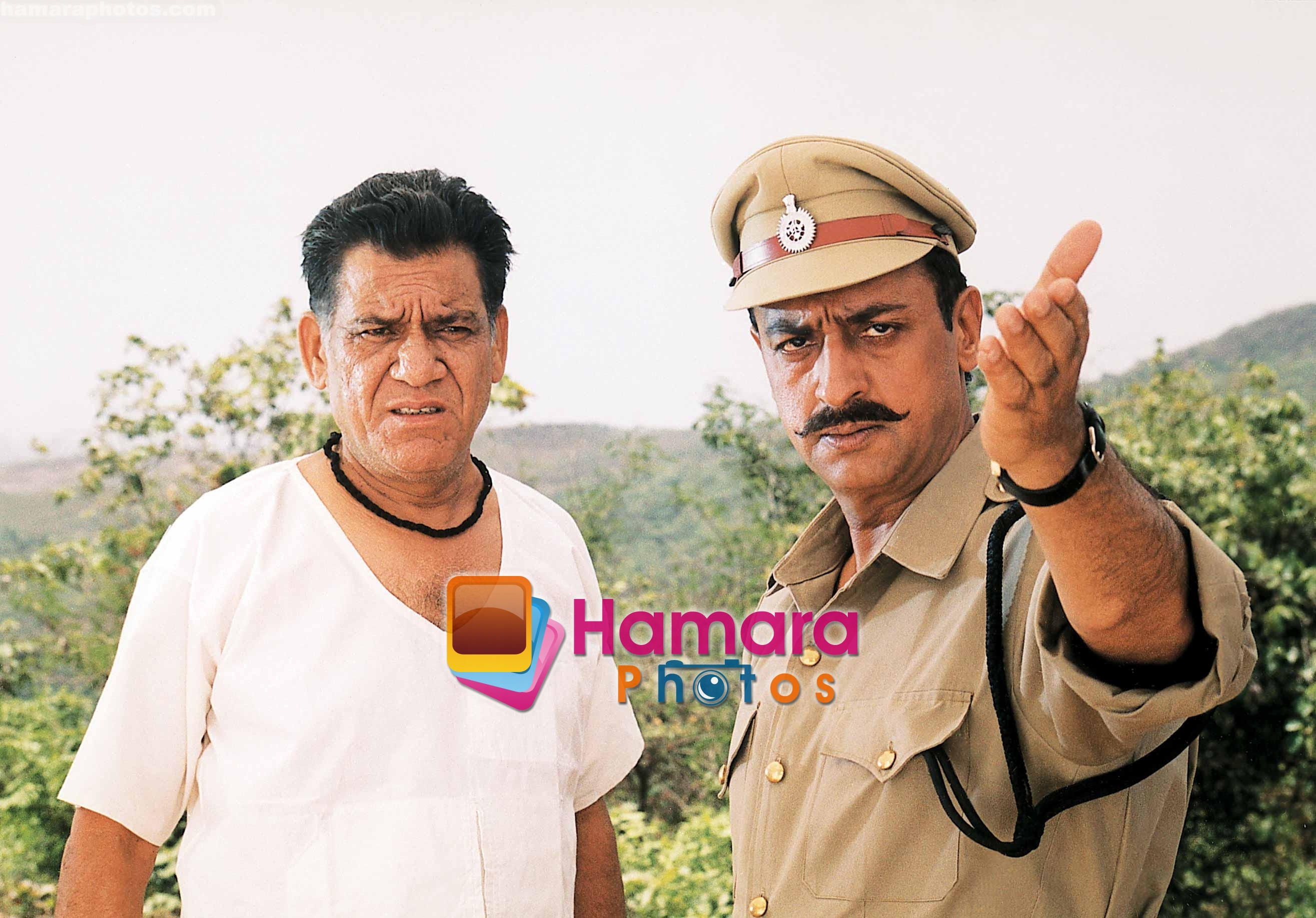 Om Puri in the still from movie The Hangman 