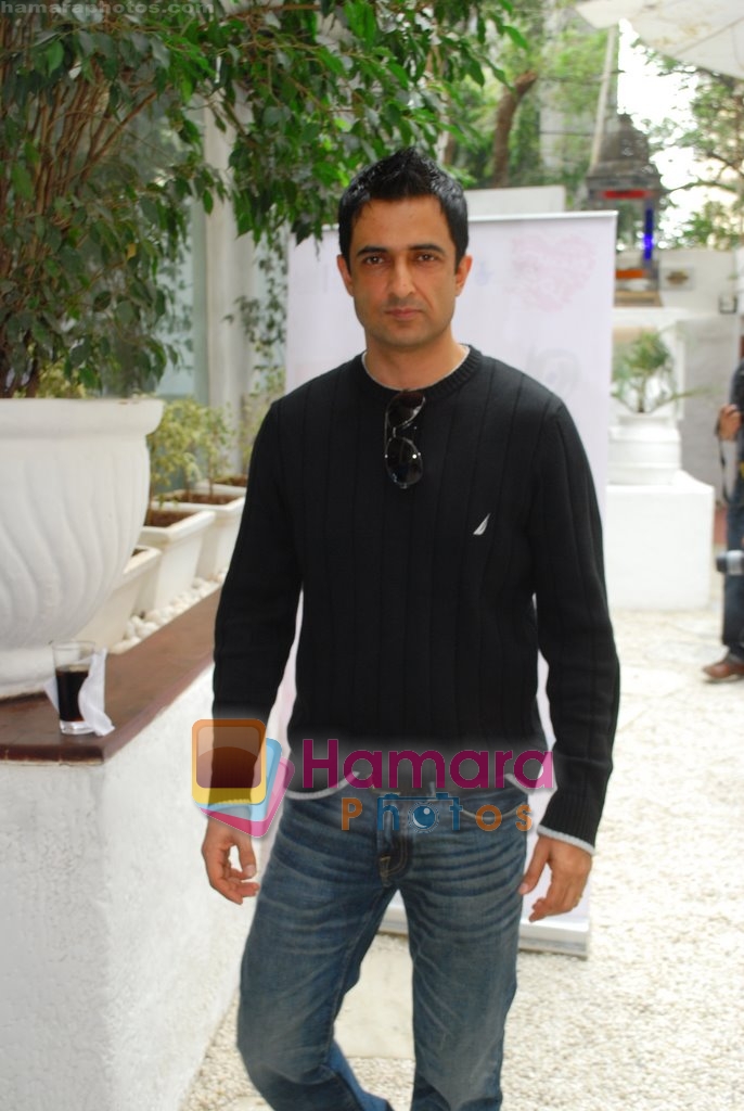 Sanjay Suri at the media meet of British Film Festival in  Olive, Bandra, Mumbai on 26th jan 2010 