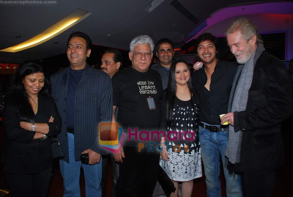 Gulshan Grover, Om Puri, Tom Alter, Shreyas Talpade at the Premiere of Hangman in Cinemax on 27th Jan 2010 