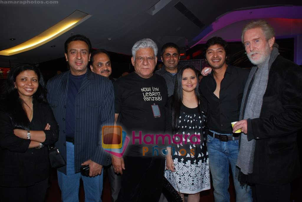 Gulshan Grover, Om Puri, Tom Alter, Shreyas Talpade at the Premiere of Hangman in Cinemax on 27th Jan 2010 