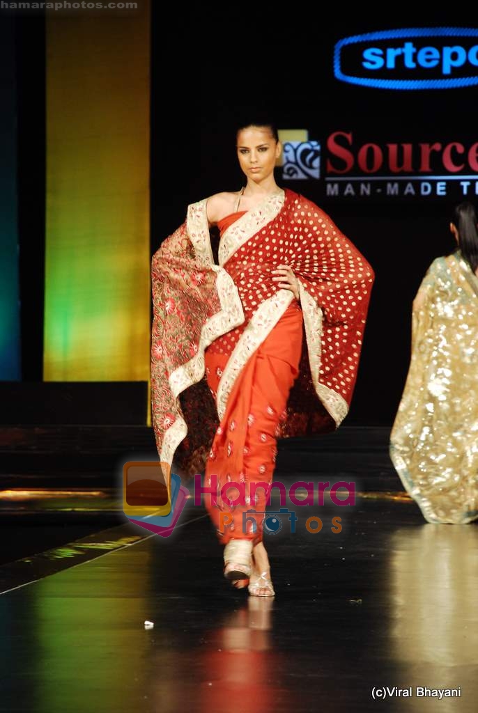Model walks the ramp for designers Nisha Sagar, Archana Kocchar at Source show in Grand Hyatt on 28th Jan 2010 