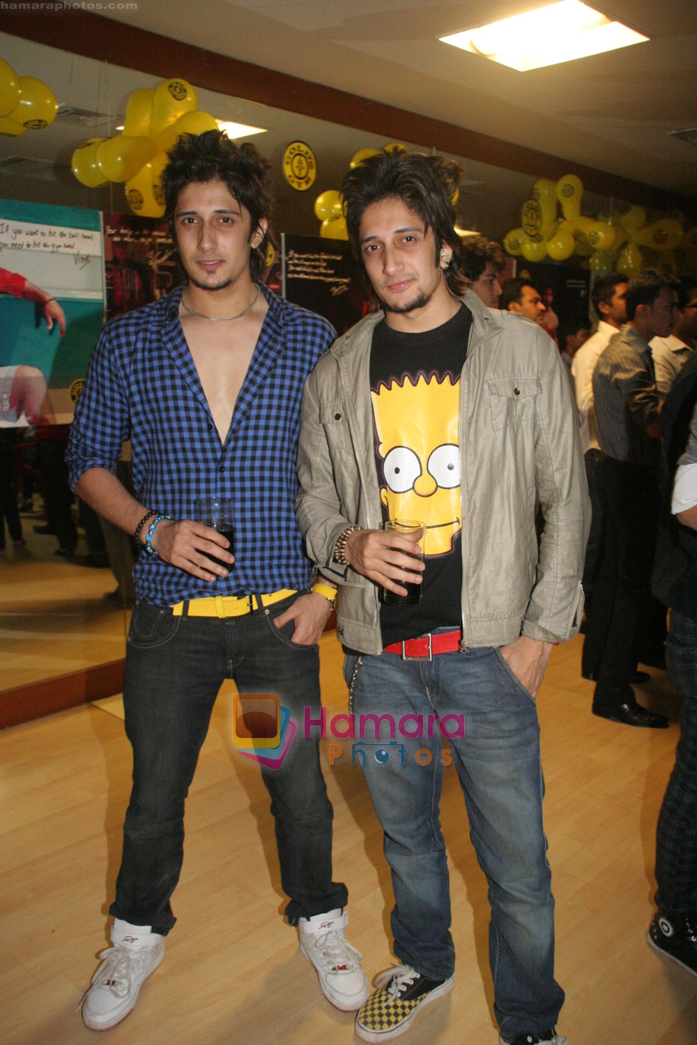Nauman & Salman at Gold's Gyms 2010 calendar launch in Mumbai on 30th Jan 2010