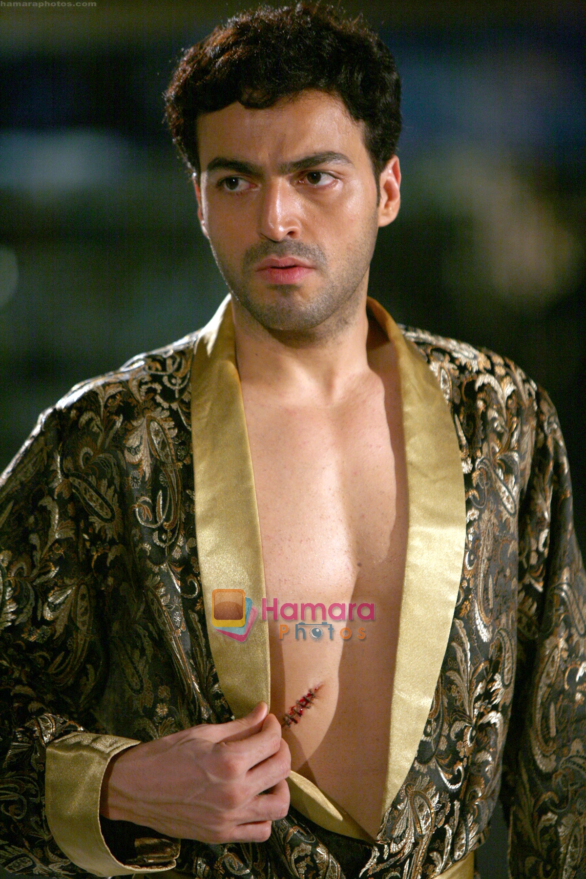 Ayaz Khan in the still from movie Hide and Seek