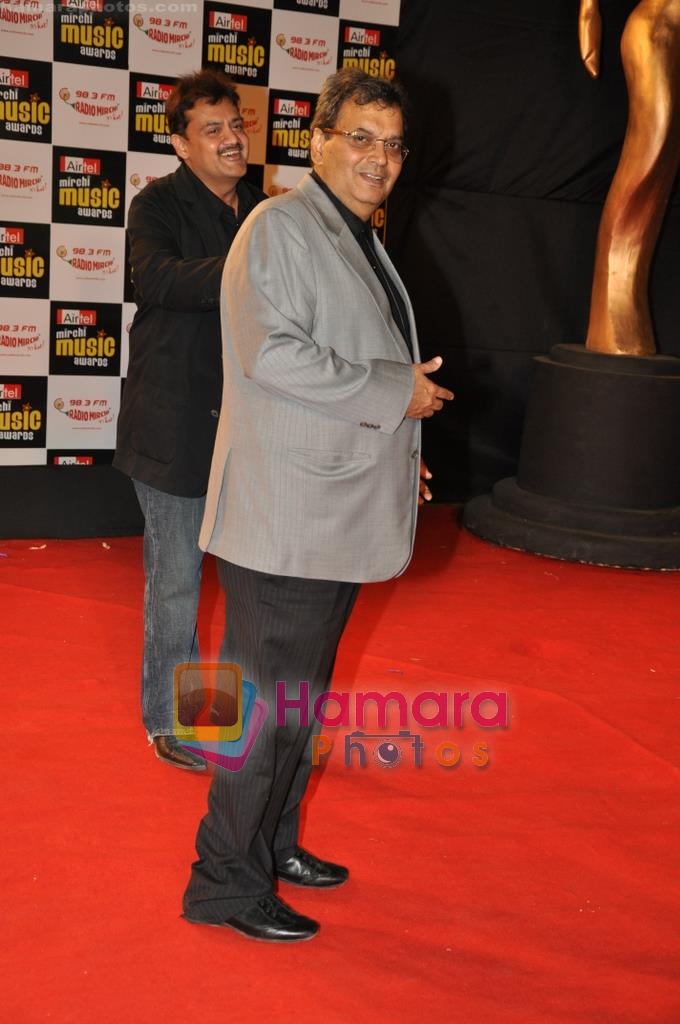 Subhash Ghai at Airtel Mirchi Music awards in Bandra, Mumbai on 11th feb 2010 
