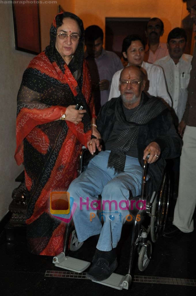 Shammi Kapoor at Pran's 90th birthday bash in Royal CHina, Mumbai on 12th Feb 2010 