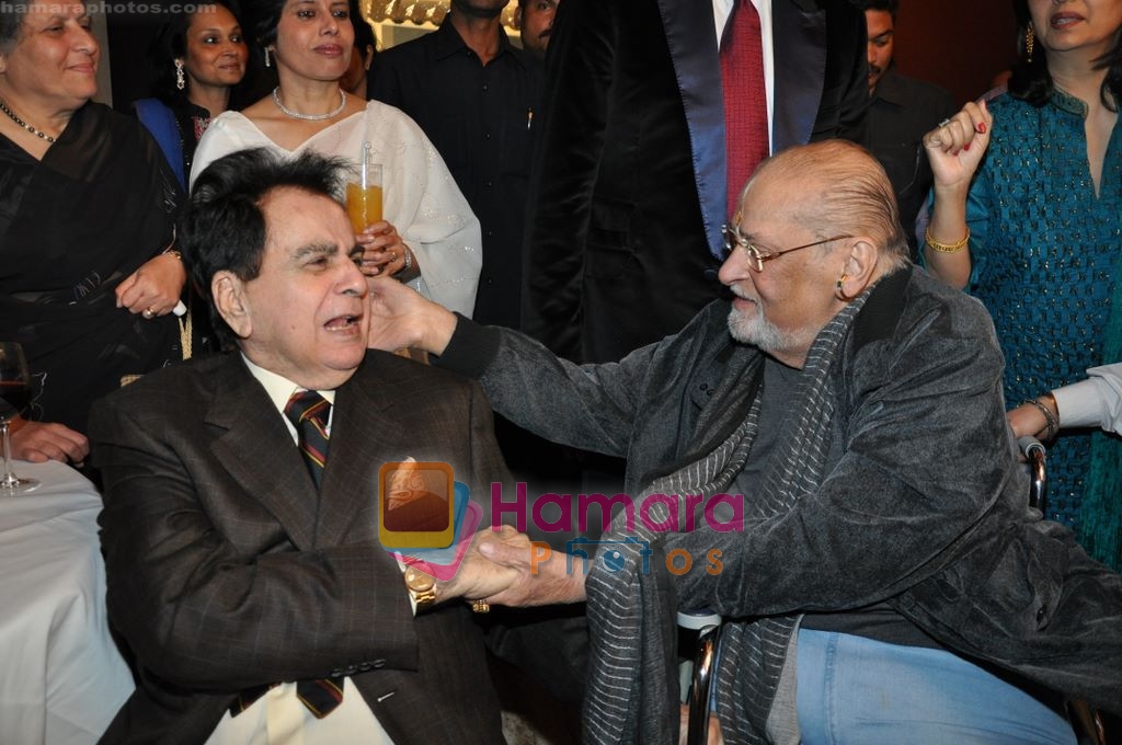 Shammi Kapoor at Pran's 90th birthday bash in Royal CHina, Mumbai on 12th Feb 2010 