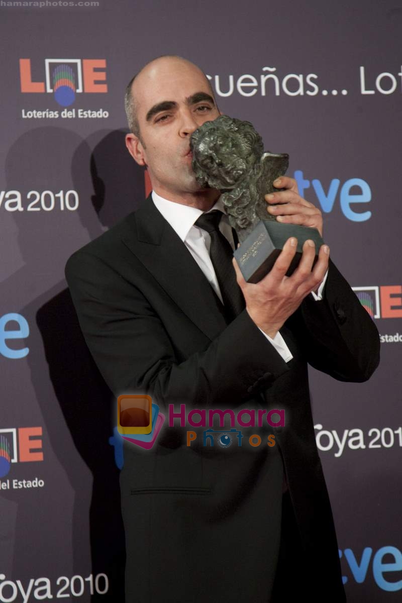 at the Goya Awards in Madrid's Municipal Conference Centre on 8th Feb 2010 
