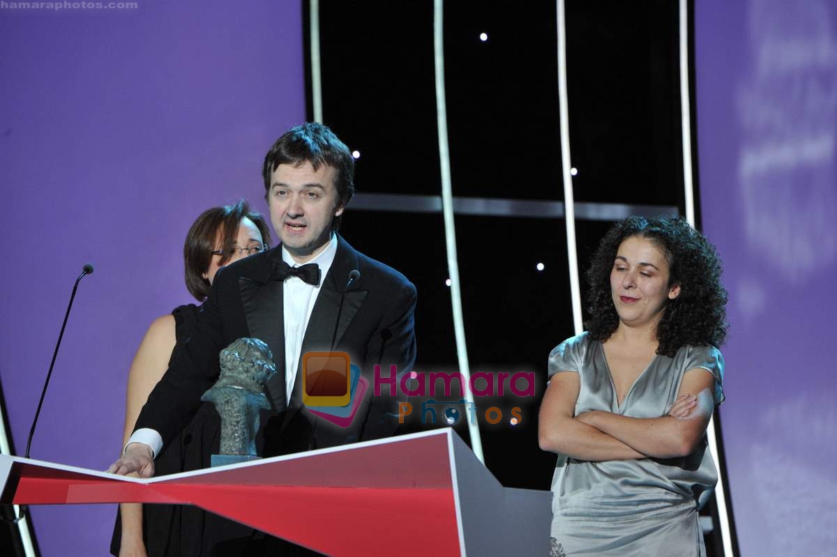 at the Goya Awards in Madrid's Municipal Conference Centre on 8th Feb 2010 