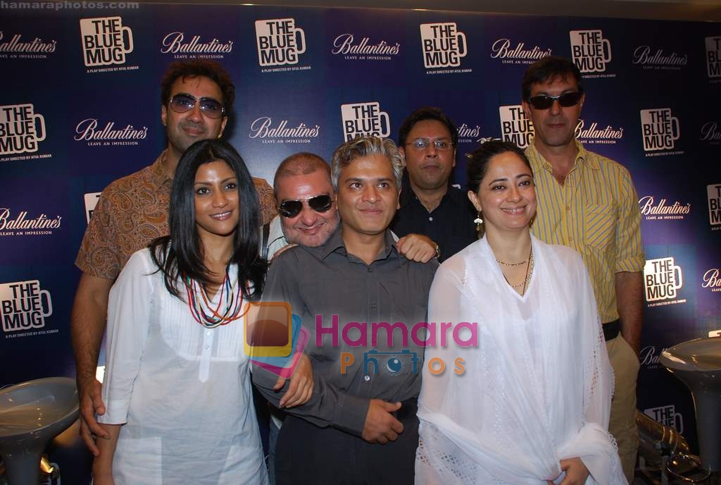 Konkana Sen Sharma, Ranvir Shorey, Vinay Pathak, Rajat Kapoor, Sheeba Chaddha at The Blue Mug play press meet in Trident, Bandra on 19th Feb 2010 