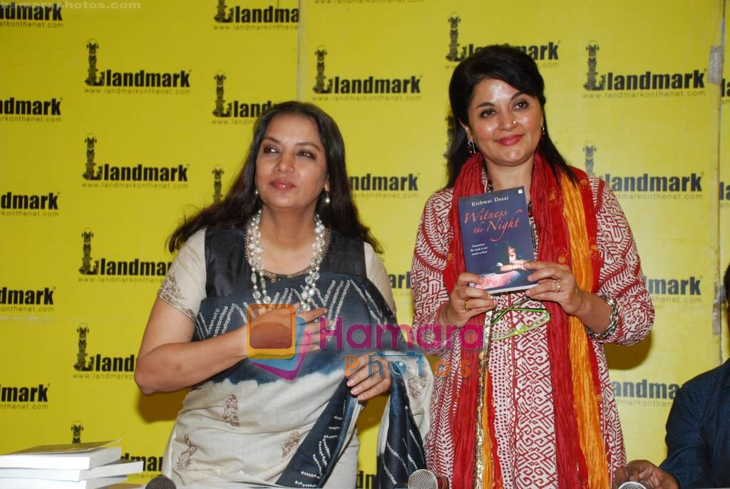 Shabana Azmi at the launch of Kishwar Desai's book Witness The Night in Landmark, Andheri on 19th Feb 2010 