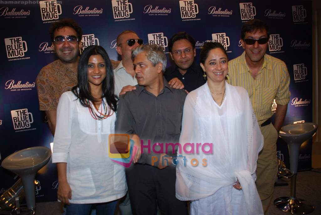 Konkana Sen Sharma, Ranvir Shorey, Vinay Pathak, Rajat Kapoor, Sheeba Chaddha at The Blue Mug play press meet in Trident, Bandra on 19th Feb 2010 ~0