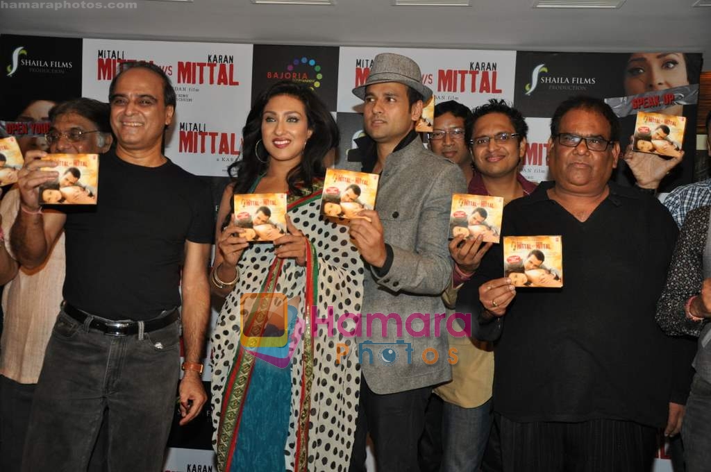 Rituparna Sengupta, Rohit Roy, Shamir Tandon, Satish Kaushik at Mittal Vs Mittal film music launch in Cest la Vie on 26th Feb 2010 