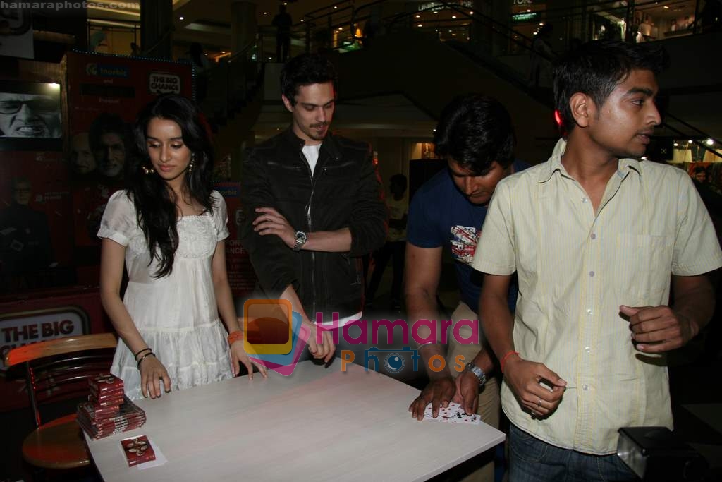 Siddharth Kher, Shraddha Kapoor at a promotional event in Oberoi Mall, Goregaon on 26th Feb 2010 