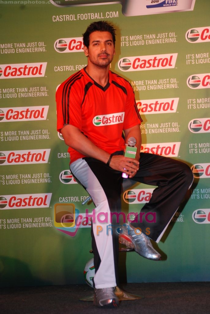 John Abraham at Castrol football event in Bandra, Mumbai on 3rd March 2010 
