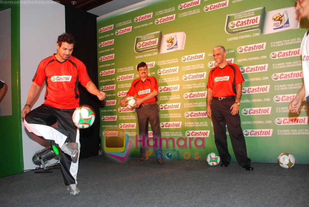 John Abraham at Castrol football event in Bandra, Mumbai on 3rd March 2010 