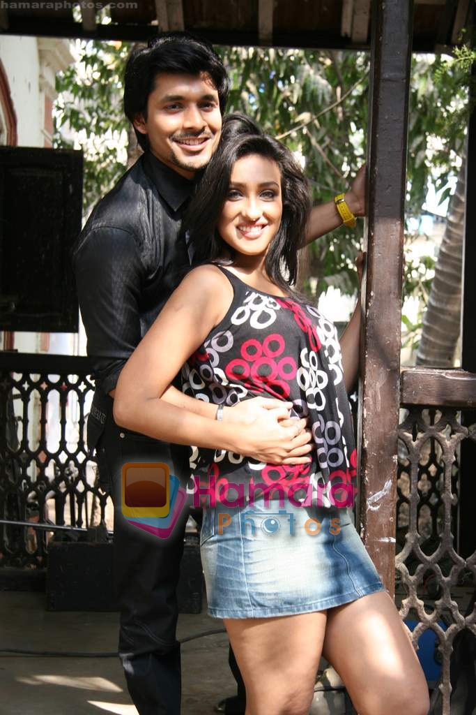 Rituparna Sengupta on the sets of film Dunno Y Na Jaane Kyun in Andheri on 2nd March 2010 
