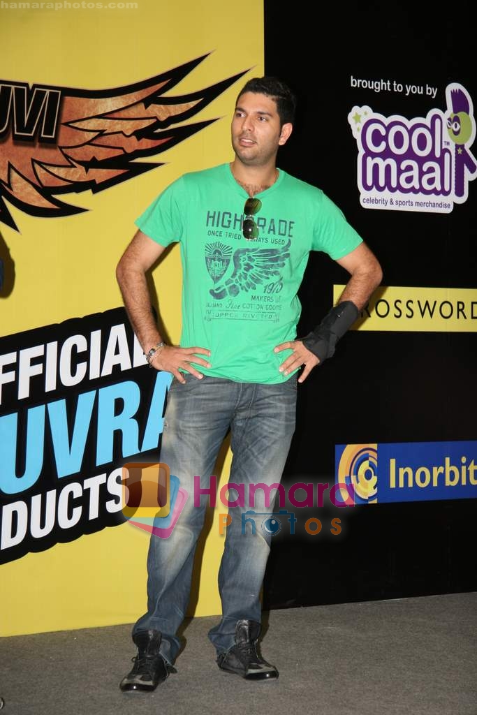 Yuvraj Singh at official merchandise launch in INorbit Mall on 6th March 2010 